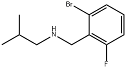 N-Isobutyl 2-broMo-6-fluorobenzylaMine 结构式