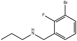 1-BroMo-2-fluoro-3-(propylaMinoMethyl)benzene 结构式