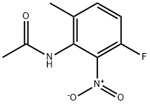 2-AcetaMido-4-fluoro-3-nitrotoluene 结构式