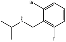 N-Isopropyl 2-broMo-6-fluorobenzylaMine 结构式