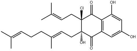 naphthomevalin 结构式