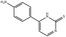 4-(4-Amino-phenyl)-pyrimidine-2-thiol 结构式