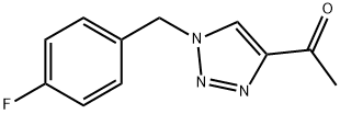 1-{1-[(4-Fluorophenyl)methyl]-1H-1,2,3-triazol-4-yl}ethan-1-one