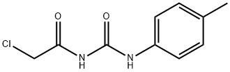 3-(2-氯乙酰基)-1-(4-甲基苯基)脲 结构式