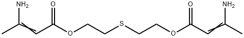 thiodiethane-1,2-diyl bis(3-aminobut-2-enoate)