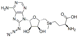 Se-(8-azidoadenosyl)selenomethionine 结构式