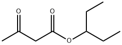 乙酰乙酸3-戊酯 结构式