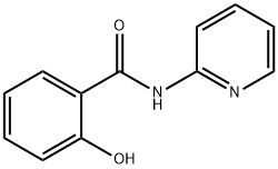 N-2-吡啶基水杨酰胺 结构式