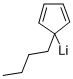 LITHIUM N-BUTYLCYCLOPENTADIENIDE 结构式