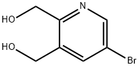 (5-溴-2-羟甲基-吡啶-3-基)-甲醇 结构式
