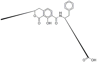 Ochratoxin B-d5 结构式