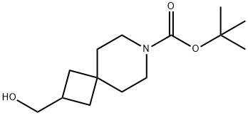 7-BOC-7-氮杂螺[3.5]壬烷-2-甲醇 结构式
