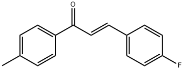 4-氟-4'-甲基查耳酮 结构式