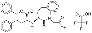 Benazeprilat Benzyl Ester Analogue, Trifluoroacetic Acid Salt 结构式