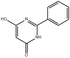 4,6-二羟基-2-苯基嘧啶 结构式