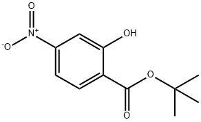 2-Hydroxy-4-nitro-benzoic acid tert-butyl ester 结构式