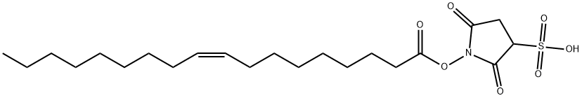 SULFOSUCCINIMIDYL OLEATE 结构式