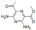 Pyrazinecarboxylic acid, 6-acetyl-3,5-diamino-, methyl ester (9CI) 结构式