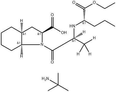 PERINDOPRIL-D4 T-BUTYLAMINE SALT 结构式