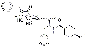 ent-Nateglinide Acyl-β-D-glucuronide Benzyl Ester 结构式