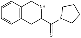 3-(吡咯烷-1-羰基)-1,2,3,4-四氢异喹啉 结构式