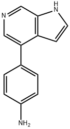 BenzenaMine, 4-(1H-pyrrolo[2,3-c]pyridin-4-yl)- 结构式