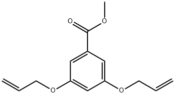 3,5-双(烯丙氧基)苯甲酸甲酯 结构式