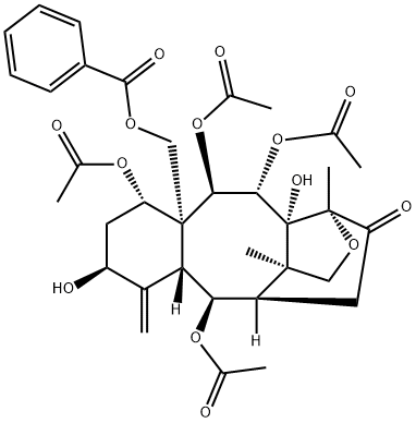 紫杉碱M 结构式