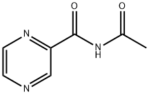 N-ACETYLPYRAZINE-2-CARBOXAMIDE 结构式