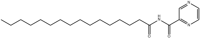 N-palmitoylpyrazinamide 结构式