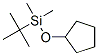 Silane, (cyclopentyloxy)(1,1-dimethylethyl)dimethyl- (9CI) 结构式