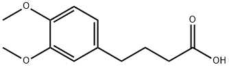 4-(3,4-二甲氧苯基)丁酸 结构式