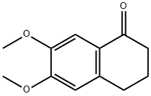 6,7-二甲氧基-3,4-二氢-2H-1-萘酮 结构式