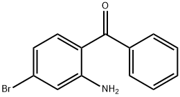 2-氨基-4'-溴二苯甲酮 结构式