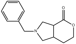 2-苄基六氢吡喃并[3,4-C]吡咯-4-酮 结构式