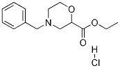 4-苄基-2-吗啉甲酸乙酯盐酸盐 结构式