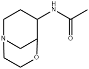 Acetamide,  N-(4-oxa-1-azabicyclo[3.3.1]non-6-yl)-  (9CI) 结构式