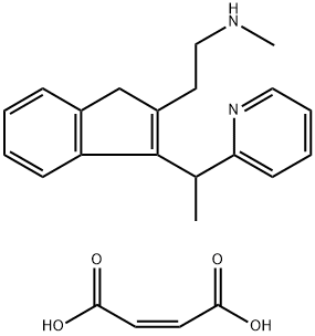 rac-N-DeMethyl DiMetindene 结构式