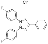 2,3-双-(4-氟苯基)-5-苯基氯化四氮唑 结构式