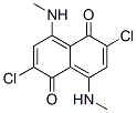 1,5-Naphthalenedione,  2,6-dichloro-4,8-bis(methylamino)- 结构式
