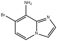 7-溴-1H-咪唑并〔1,2-A]吡啶-8-胺 结构式