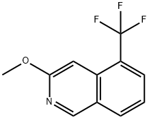 5-(trifluoroMethyl)-3-Methoxyisoquinoline 结构式