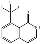 8-(三氟甲基)异喹啉-1-醇 结构式
