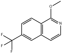 6-(trifluoroMethyl)-1-Methoxyisoquinoline 结构式