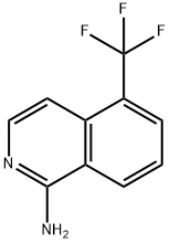 5-(trifluoroMethyl)isoquinolin-1-aMine 结构式