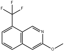 8-(trifluoroMethyl)-3-Methoxyisoquinoline 结构式