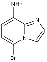 5-溴-1H-咪唑并[1,2-A]吡啶-8-胺 结构式