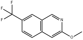 7-(trifluoroMethyl)-3-Methoxyisoquinoline 结构式