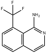 8-(trifluoroMethyl)isoquinolin-1-aMine 结构式
