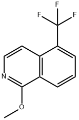 5-(trifluoroMethyl)-1-Methoxyisoquinoline 结构式